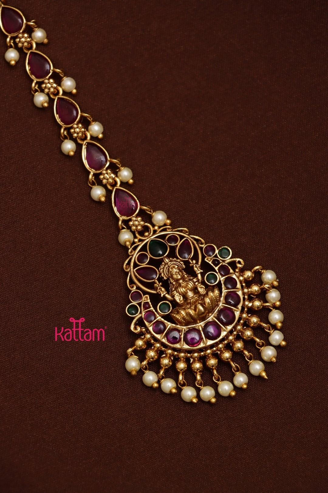 Goddess Pearl Maangtikka - MT140