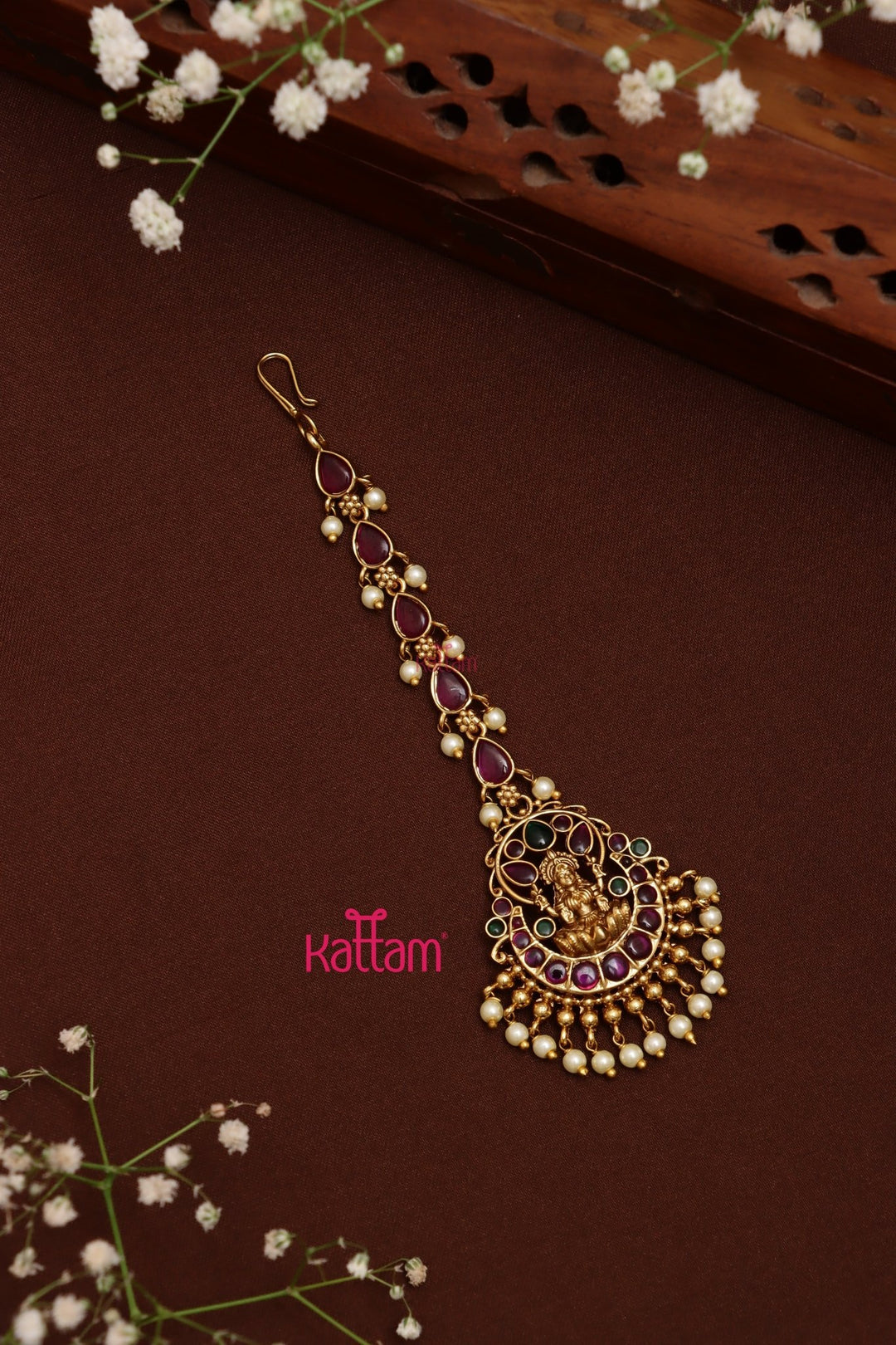 Goddess Pearl Maangtikka - MT140