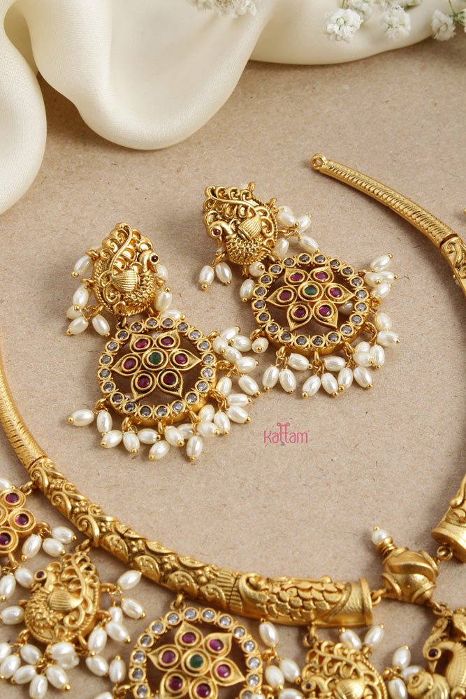 Goddess Rice Pearl Necklace Set - N2587