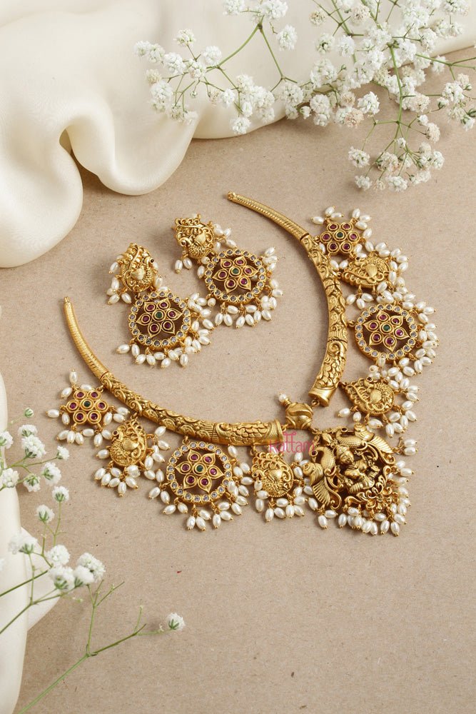 Goddess Rice Pearl Necklace Set - N2587