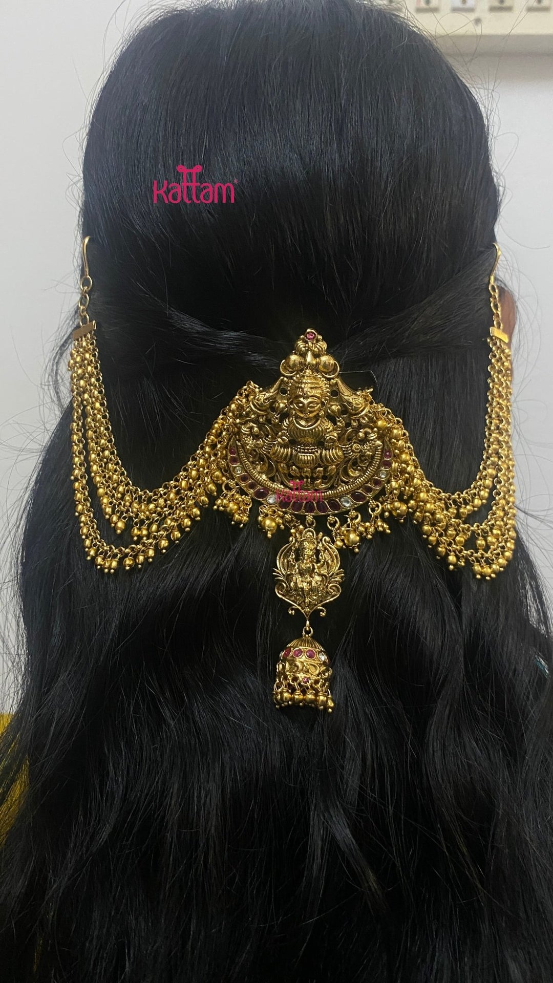 Goddess Ruby Bun Billai Set - Design 37 - JB179