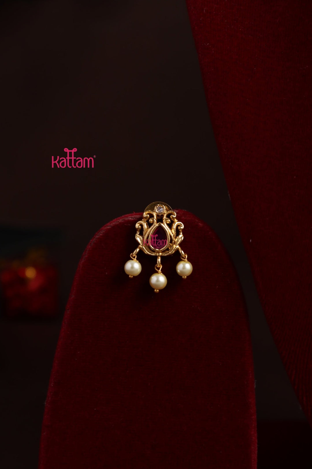 Goddess Stone Pearl Necklace - N3870