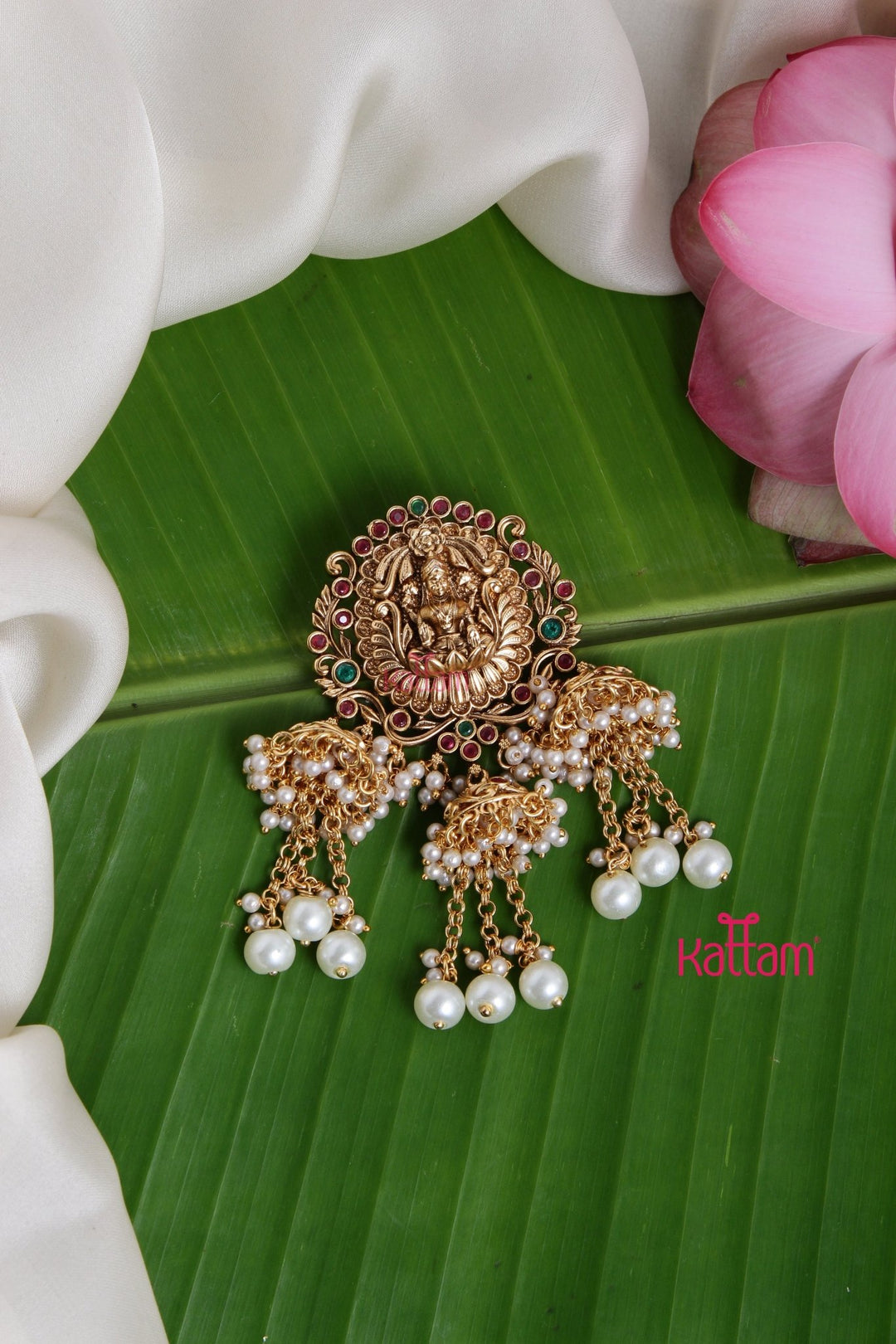 Goddess Trple Jhumka Bun Billai - Design 26 - JB056