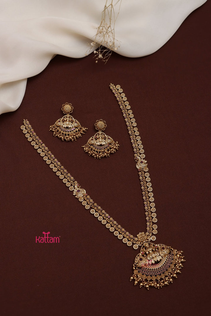 Golden Trims Coin Short Haram Set - N3660