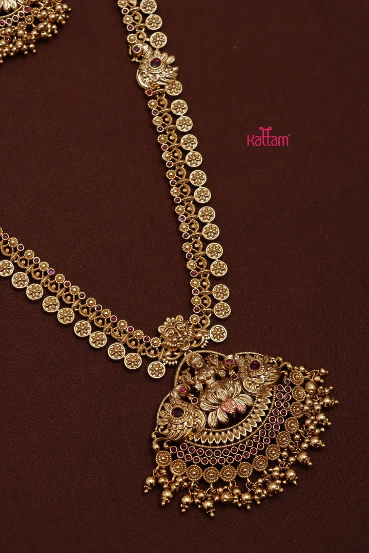 Golden Trims Coin Short Haram Set - N3660