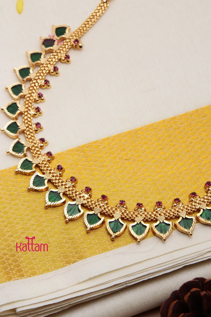 Goldone Kerala Palakka Choker ( No Earrings ) - N3185