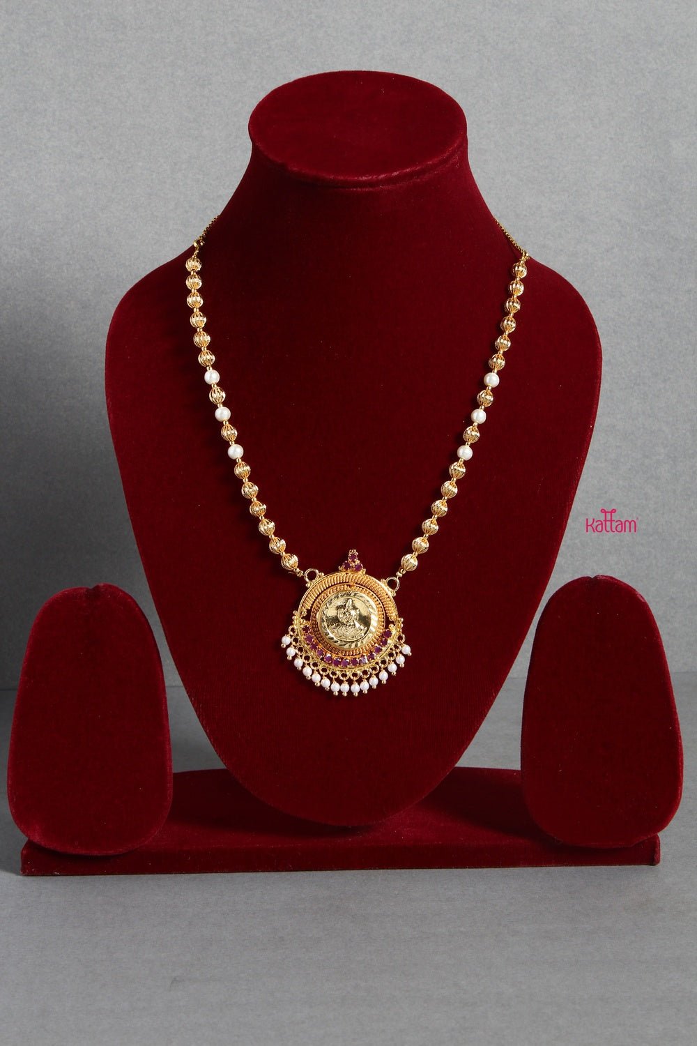 Goldtone Kerala Style Chain (No earring) - N1334
