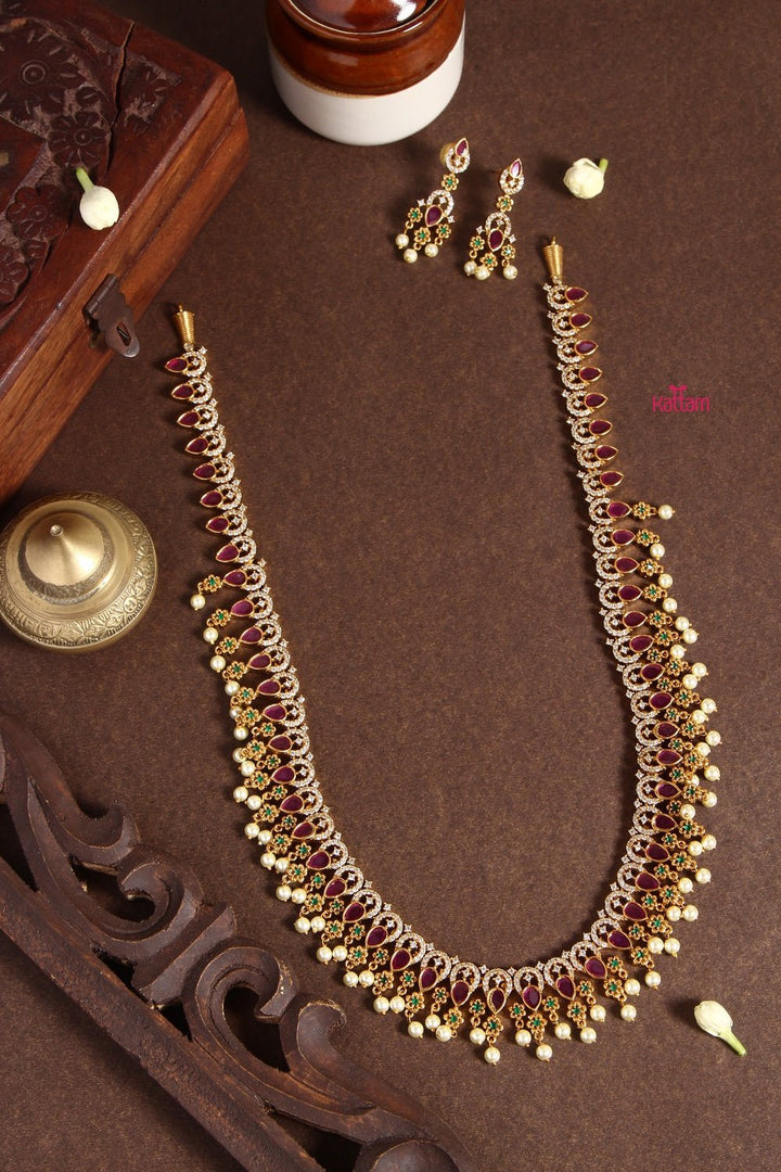 Grand Bridal Stone Haram - N1281