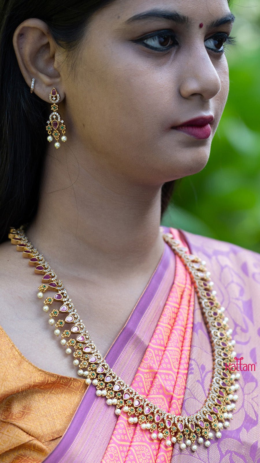Grand Bridal Stone Haram - N1281