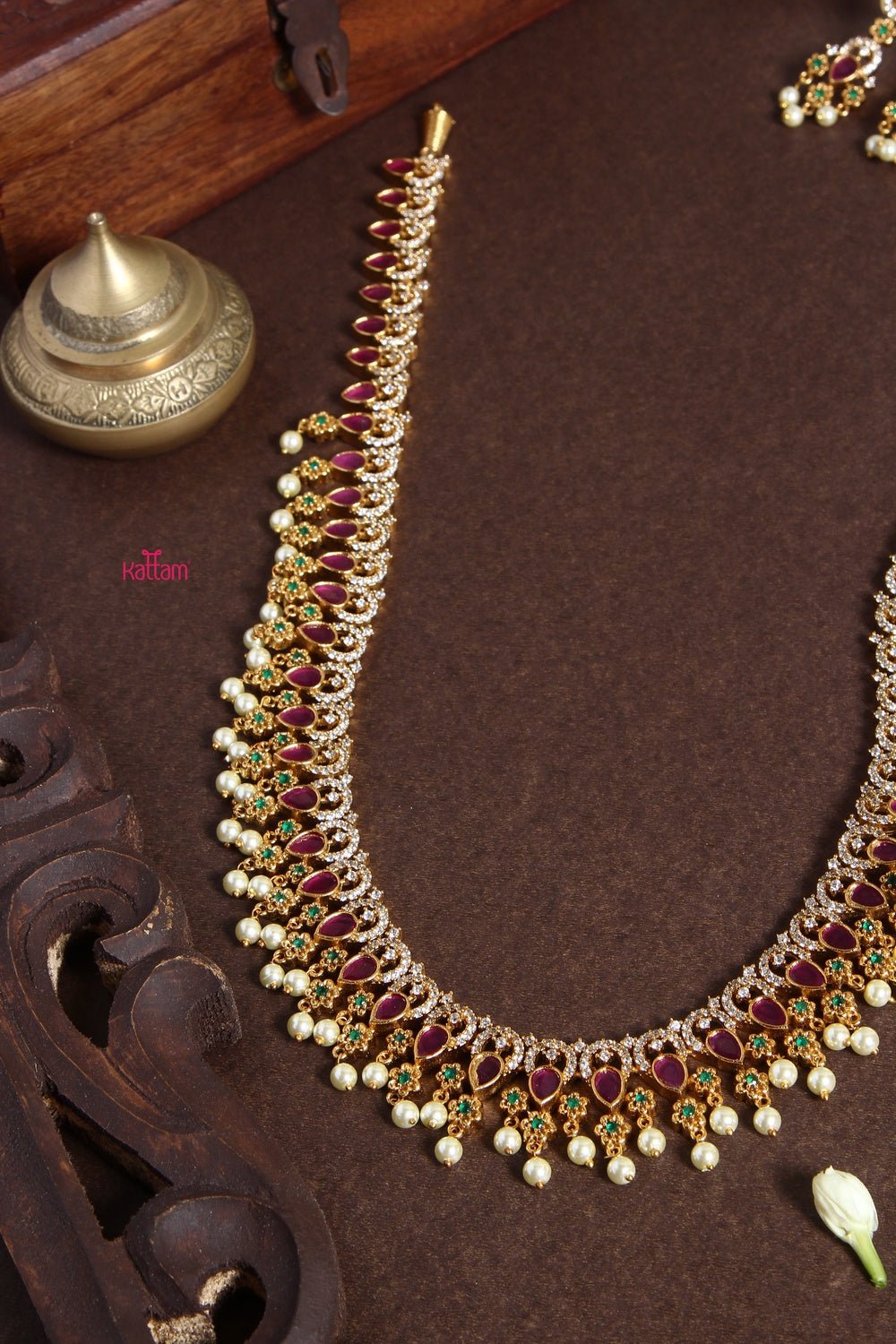 Grand Bridal Stone Haram - N1281