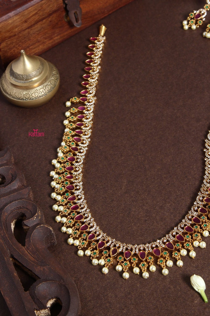 Grand Bridal Stone Haram - N1281