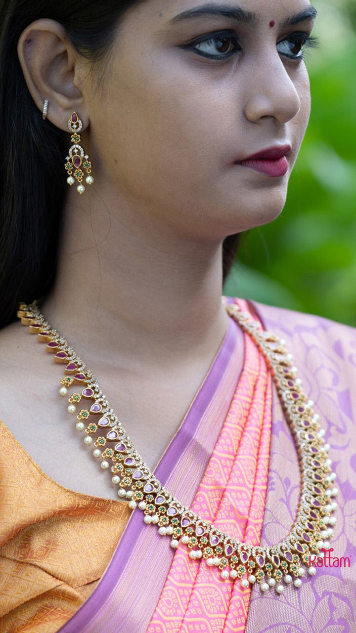 Grand Bridal Stone Haram - N1281