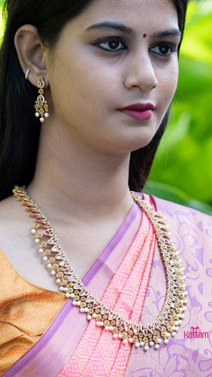 Grand Bridal Stone Haram - N1281