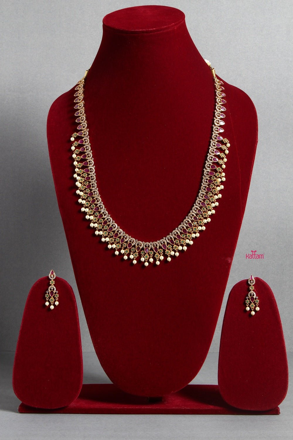 Grand Bridal Stone Haram - N1281