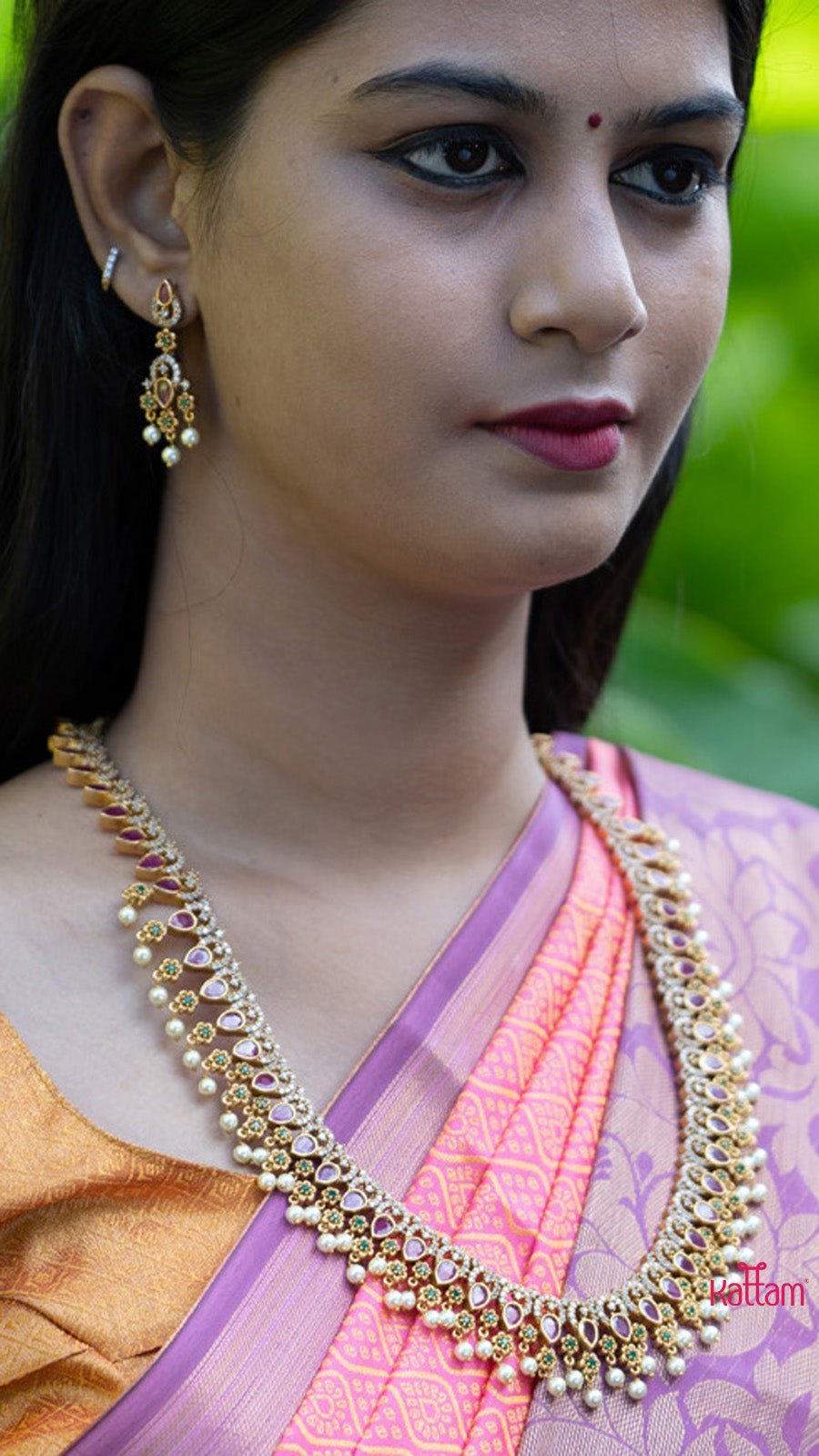 Grand Bridal Stone Haram - N1281