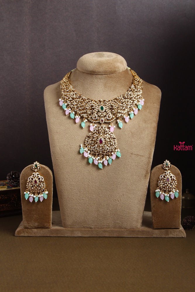 Grand Colour Beads Short Necklace - N1577