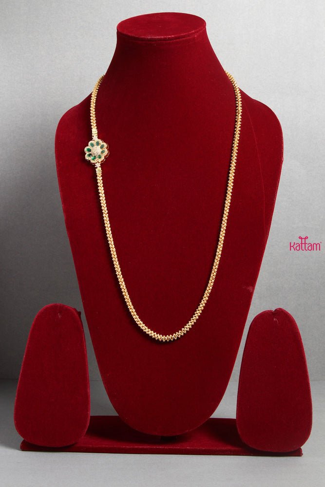 Green Mogappu Chain - N1503