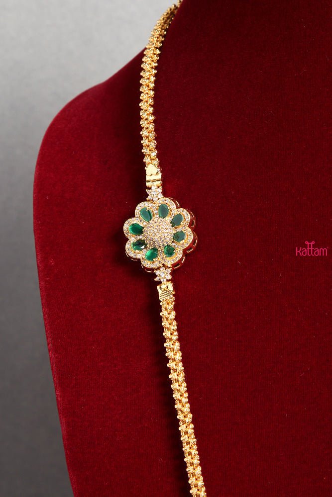 Green Mogappu Chain - N1503