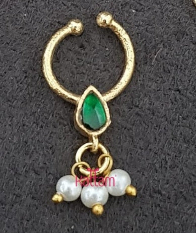 Inika - Septum Ruby Nose Pin