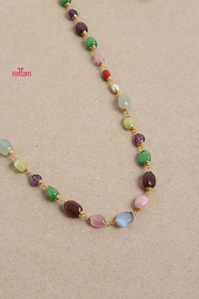 Handcrafted Colourful Mala - N2645