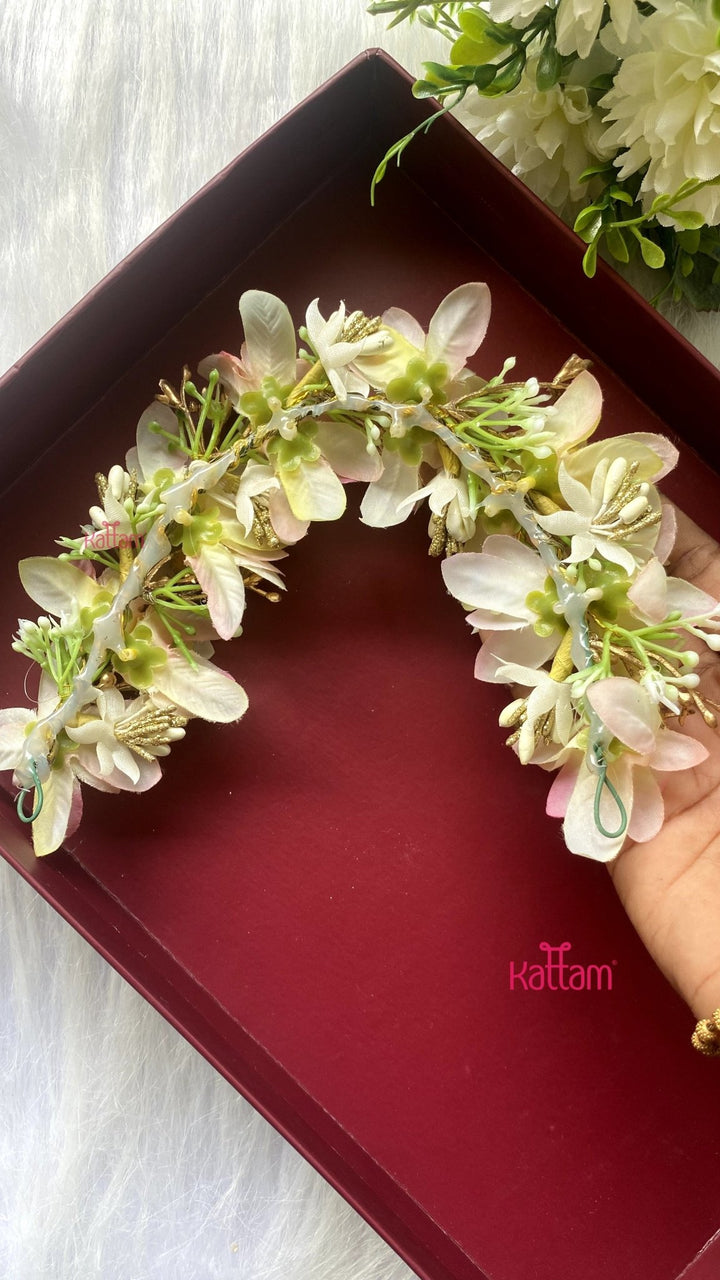 Handcrafted Hair Accessory Flower - Design 61 - HA143