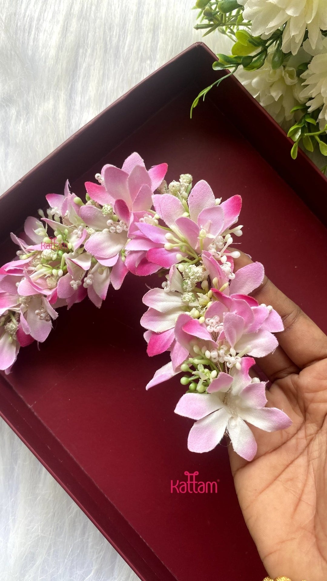 Handcrafted Hair Accessory Flower - Design 63 - HA145