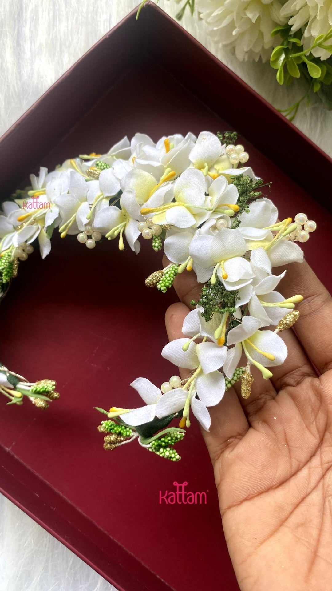 Handcrafted Hair Accessory Flower - Design 69 - HA151
