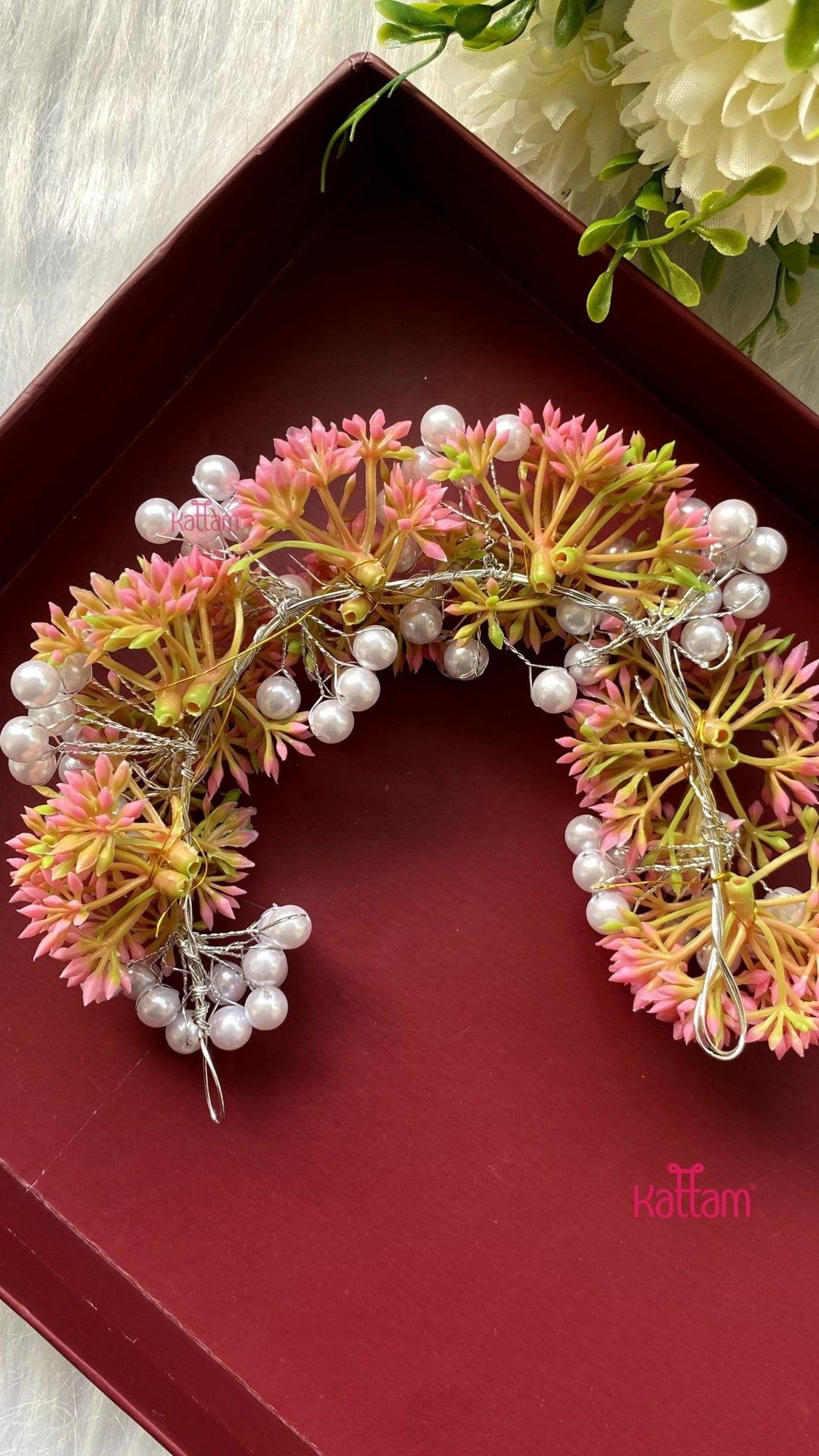 Handcrafted Hair Accessory Flower - Design 71 - HA153