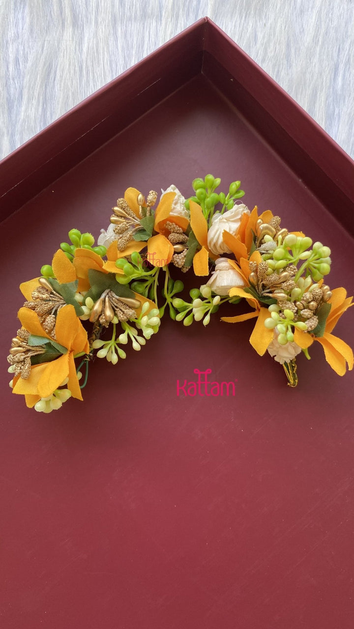 Handcrafted Hair Accessory Flower - Design 79 - HA162