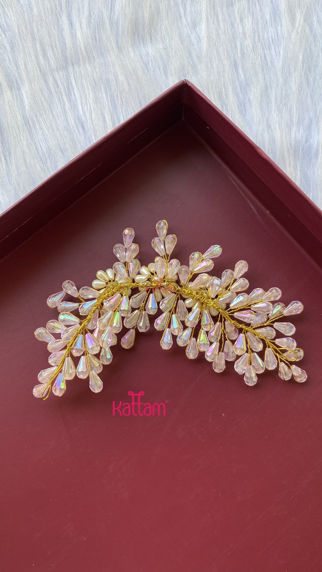 Handcrafted Hair Accessory Flower - Design 88 - HA171