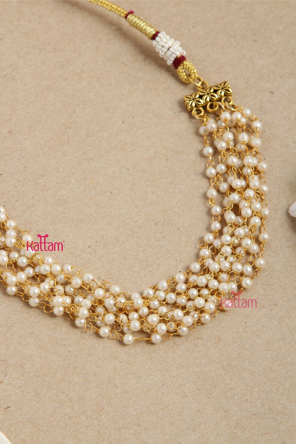 Handmade Pearl Necklace - N2897