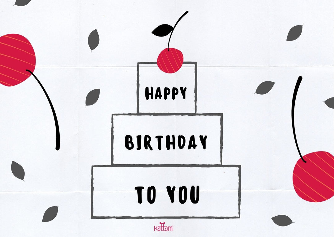 Happy Birthday Cake - CARD2