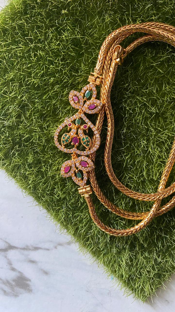 Heart Mogappu Chain - N962