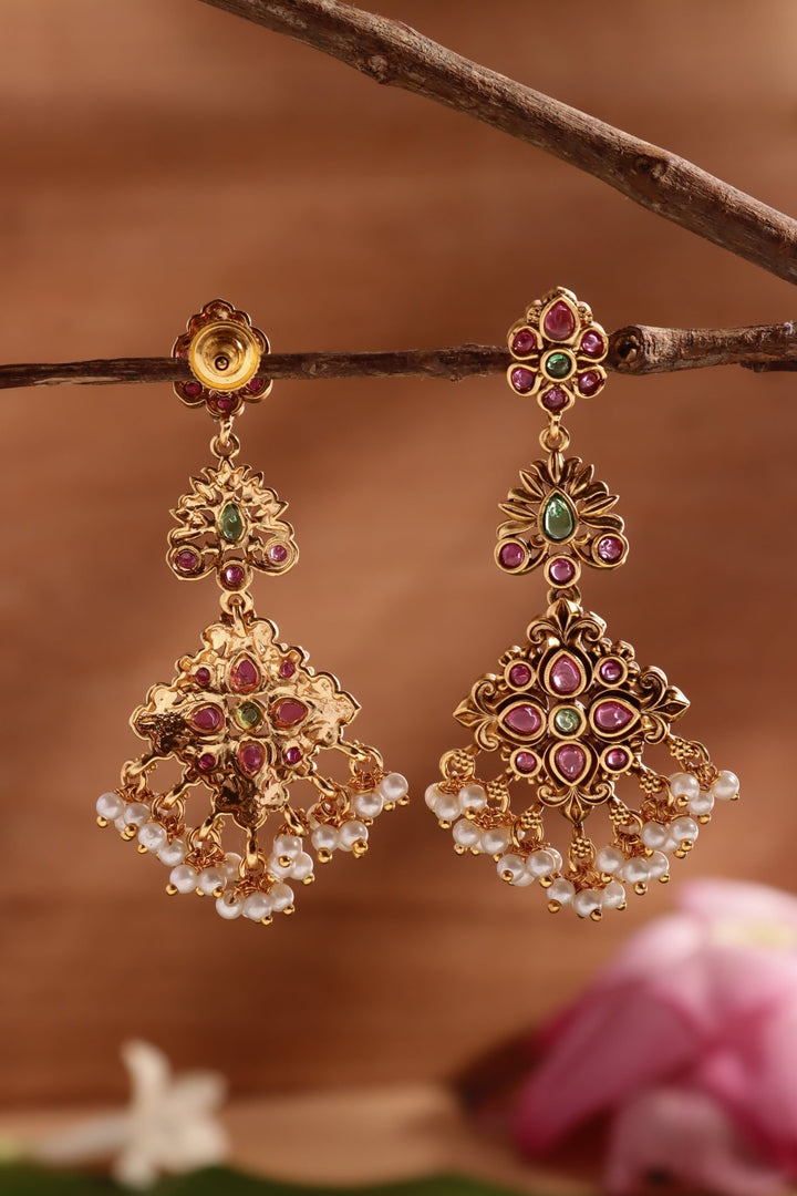 Hrithika - Pearls Statement Earring - E1493