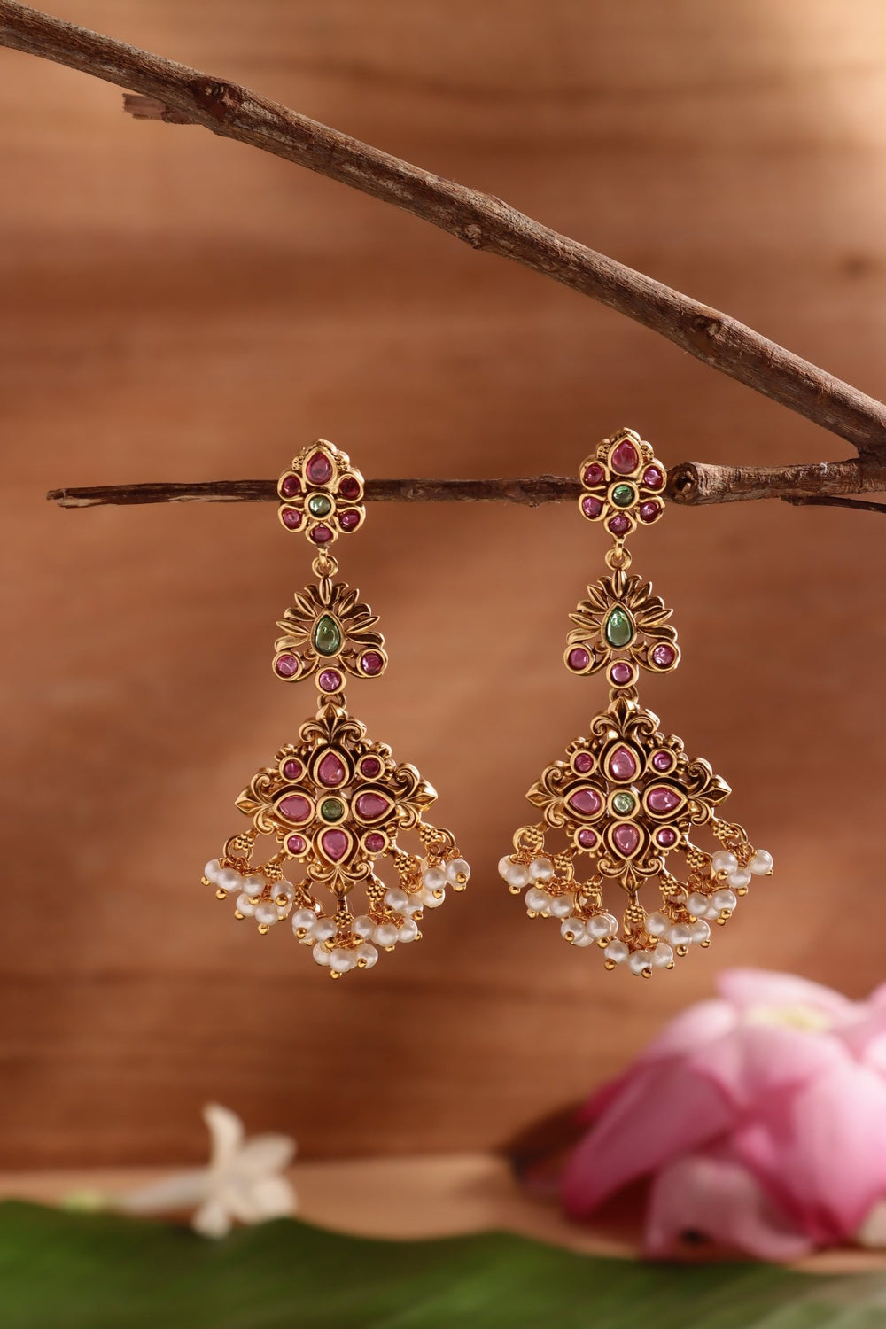 Hrithika - Pearls Statement Earring - E1493