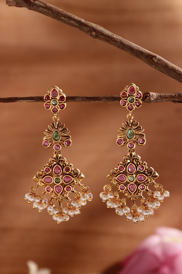 Hrithika - Pearls Statement Earring - E1493