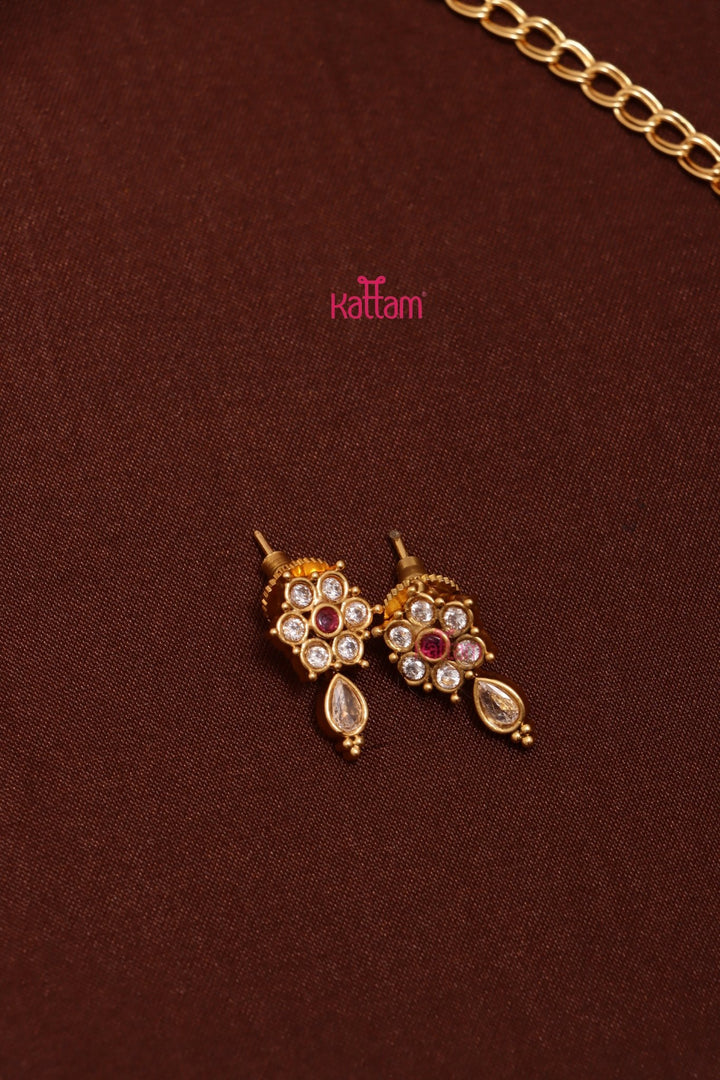 Inba - Multistone Flower Choker - N3635