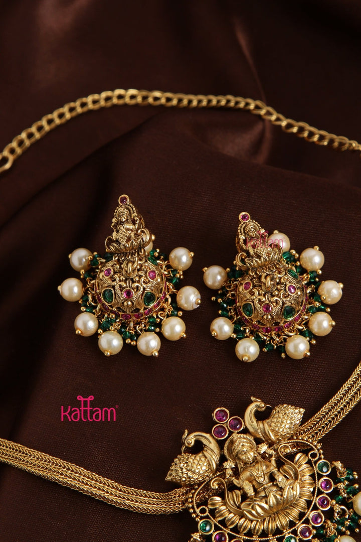 Indra - Goddess peacock Choker - N3125