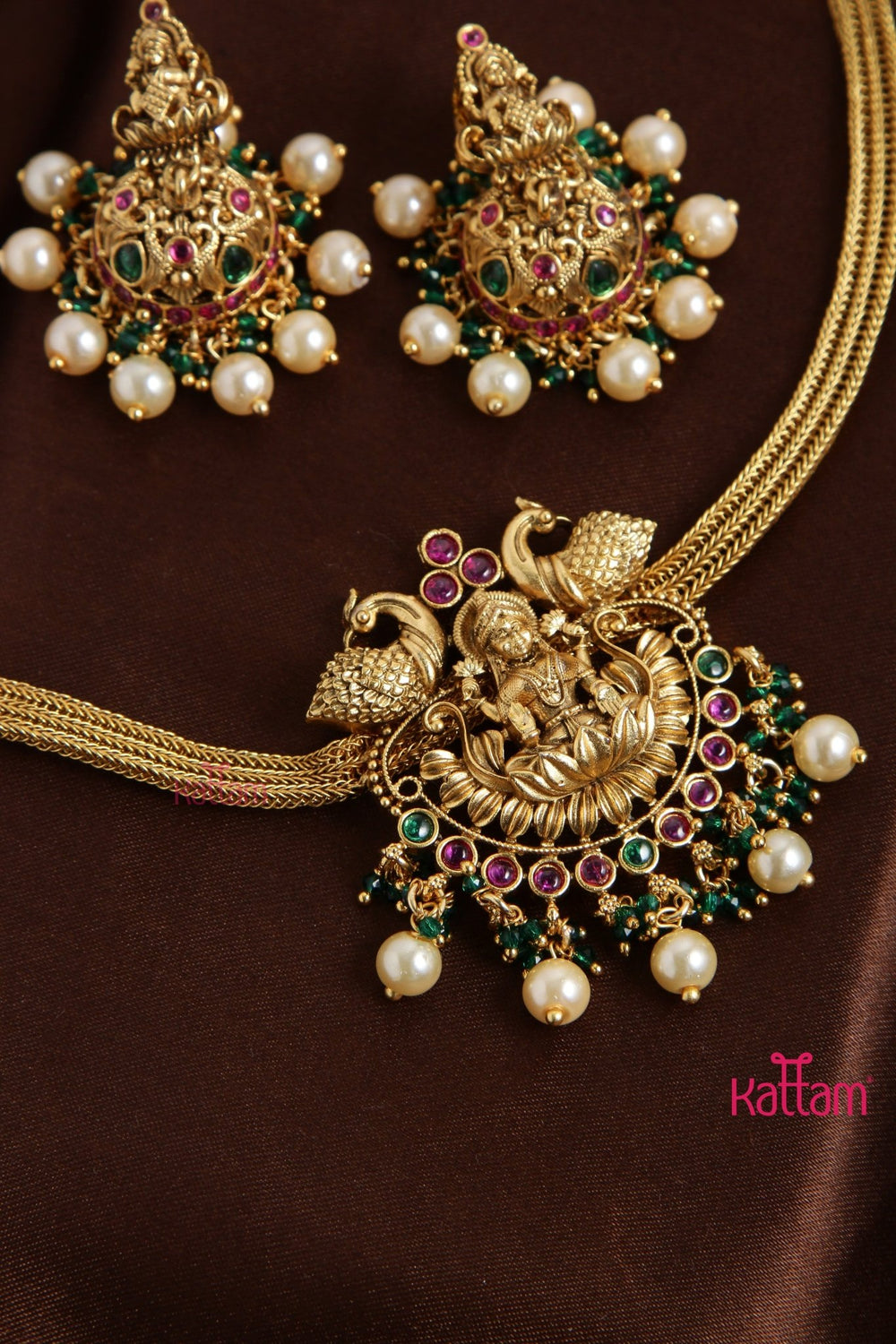 Indra - Goddess peacock Choker - N3125