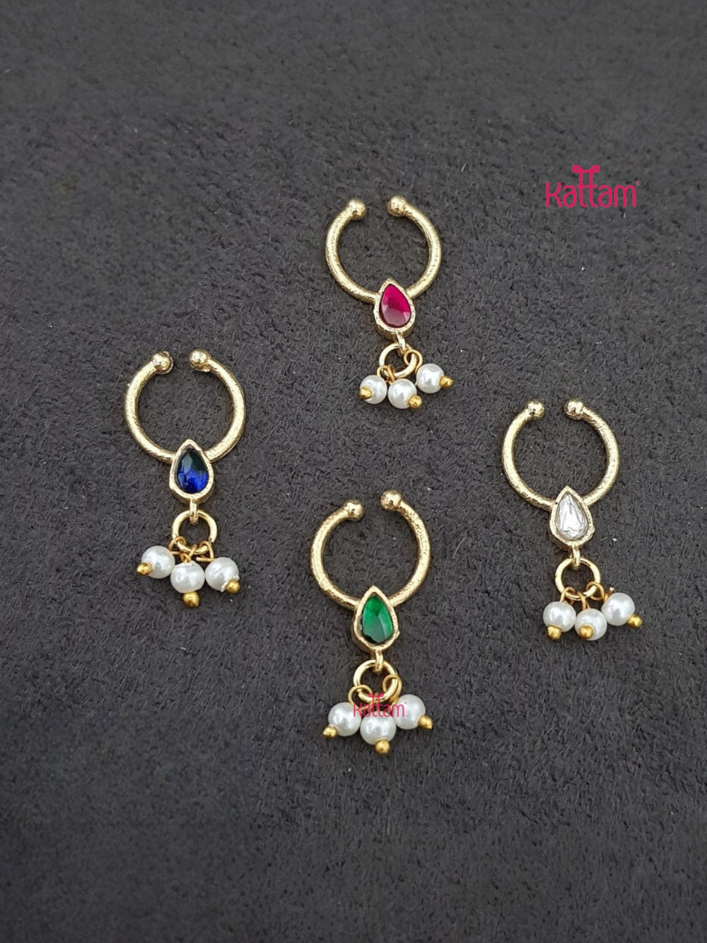 Inika - Septum Ruby Nose Pin - SP2 - NP059