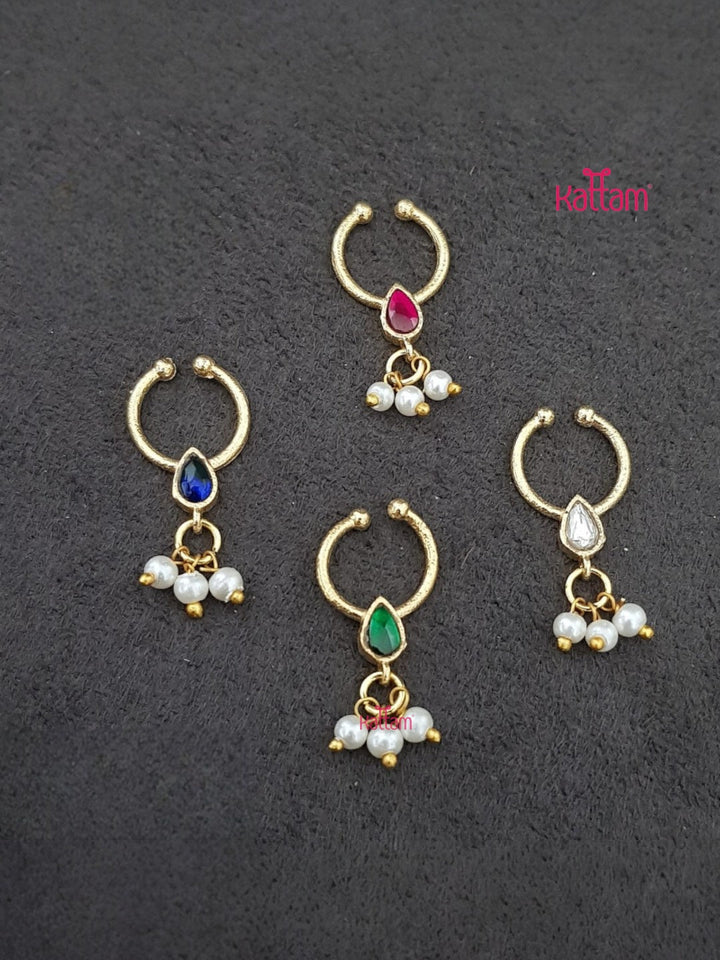 Inika - Septum Ruby Nose Pin - SP2 - NP059