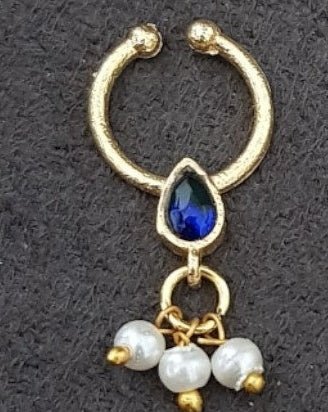 Inika - Septum Ruby Nose Pin - SP2-NP060