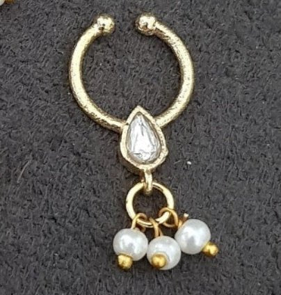 Inika - Septum Ruby Nose Pin - SP2-NP061