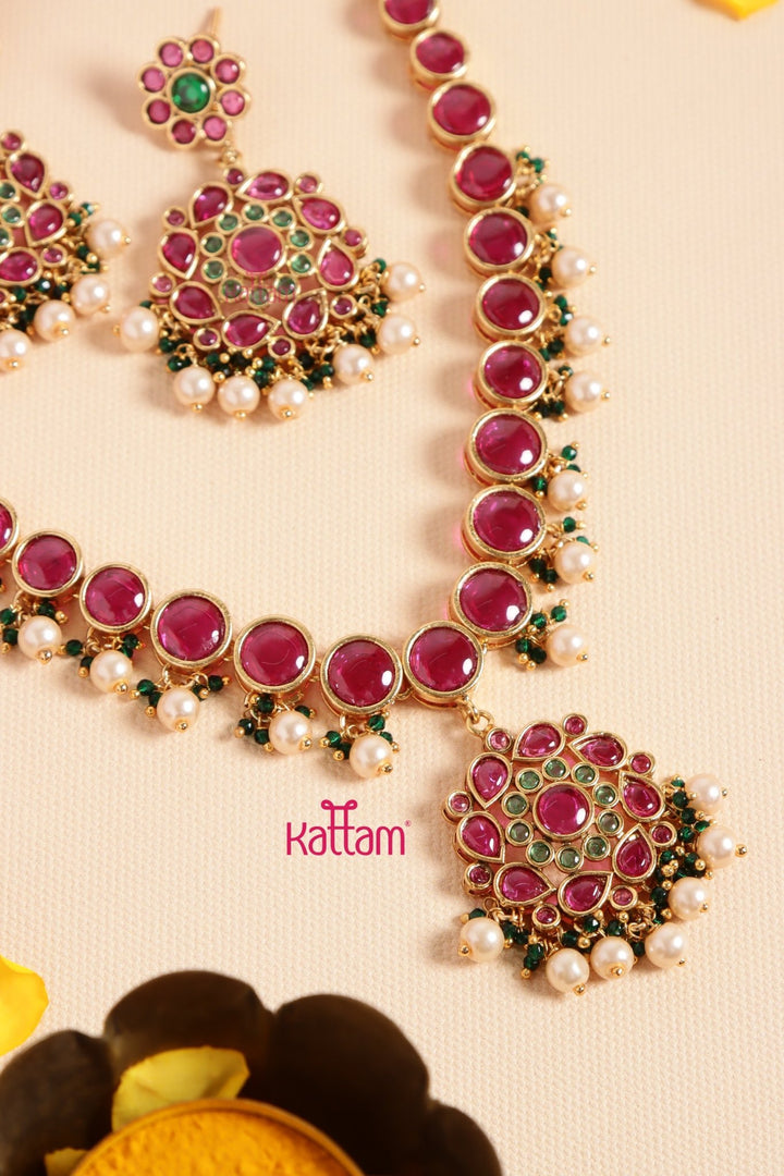 Iniya - Kemp Stone Necklace - N3448