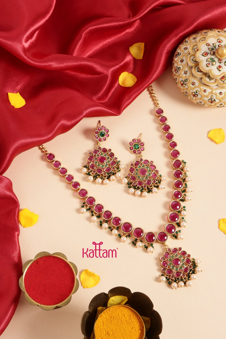 Iniya - Kemp Stone Necklace - N3448