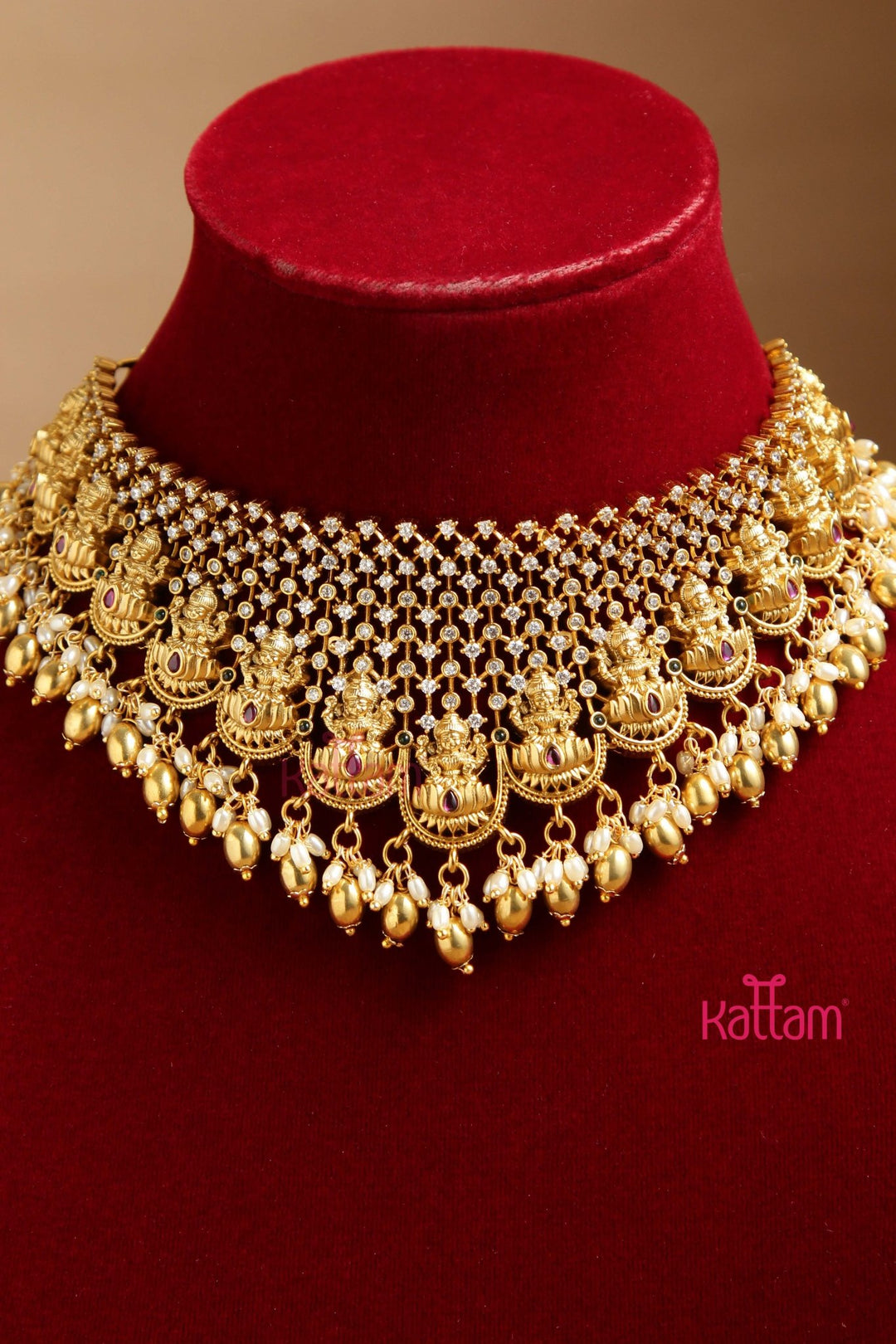 Intricated Goddess Bridal Choker - N2993