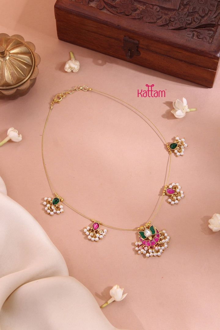 Invisible Mult iLotus Choker - N3394