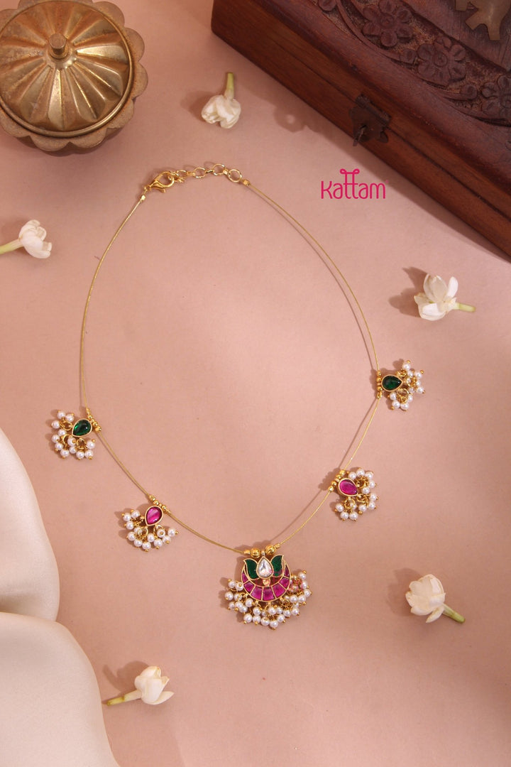 Invisible Mult iLotus Choker - N3394