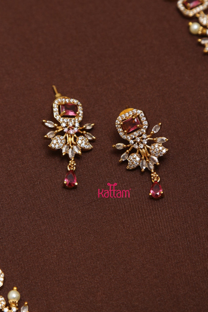 Jeevika - Leafy Ruby Haram - N3527