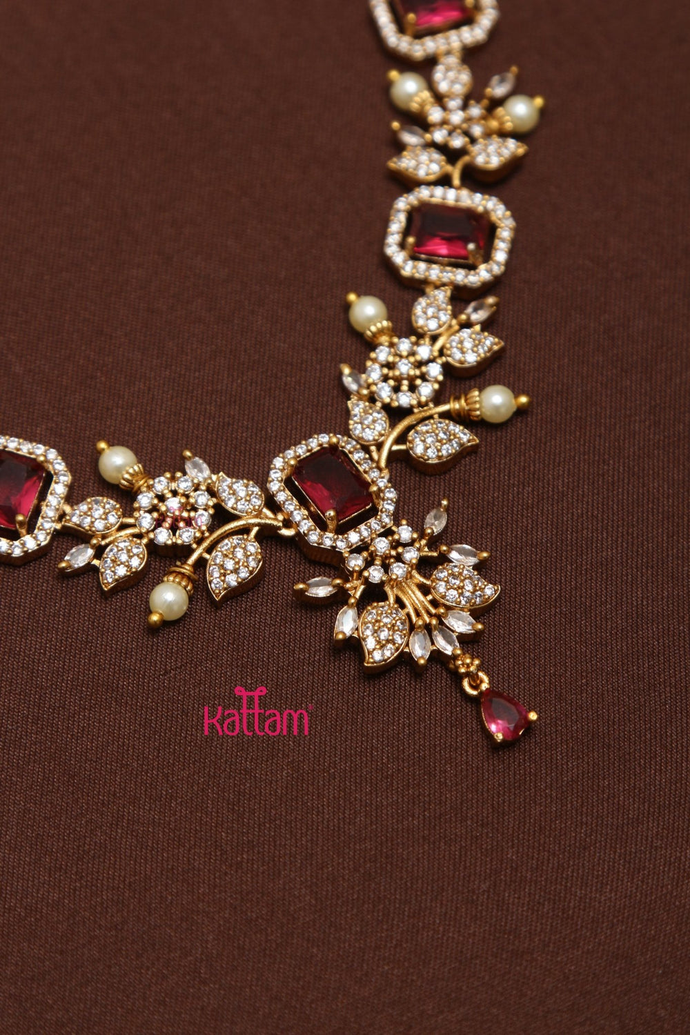 Jeevika - Leafy Ruby Haram - N3527